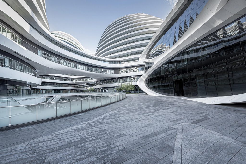 modern, building, business district, nikon, building, building, building, building, building
